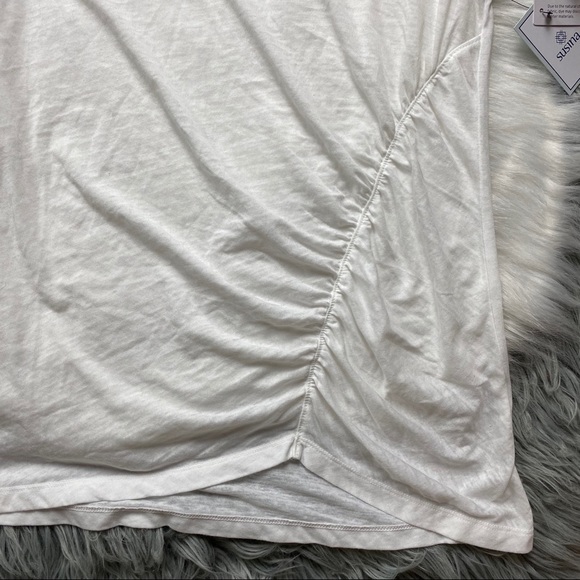 NWT Susina Ruched Burnout T-Shirt - Picture 4 of 6